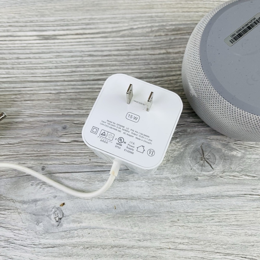 Amazon Echo Dot 3rd Gen D9N29T Smart Speaker White Gray With Power Cord TESTED - Picture 9 of 12